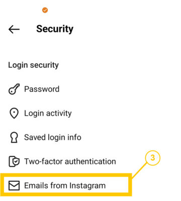 change email in Instagram