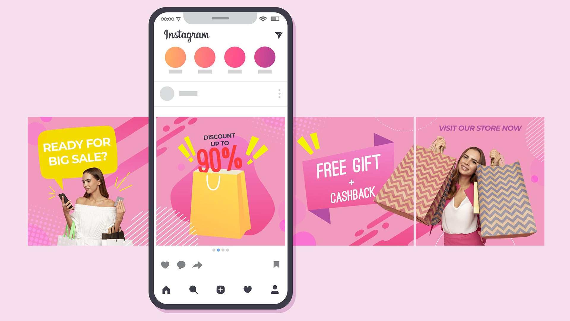 Instagram shops accounts for sale