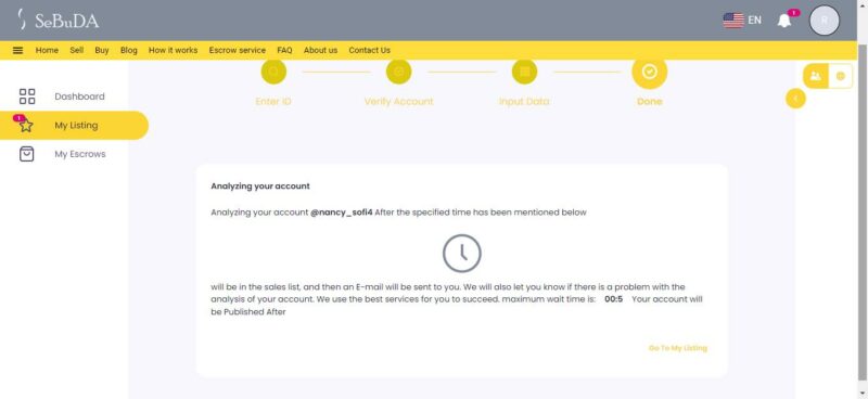 Account Analysis on Sebuda