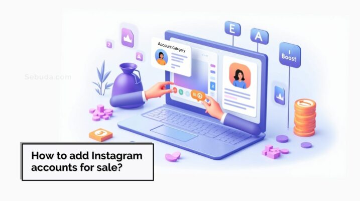 How to add Instagram accounts for sale?