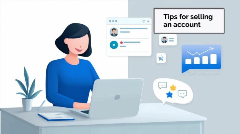 Tips for selling an account