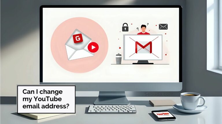 Can I change my YouTube email address?