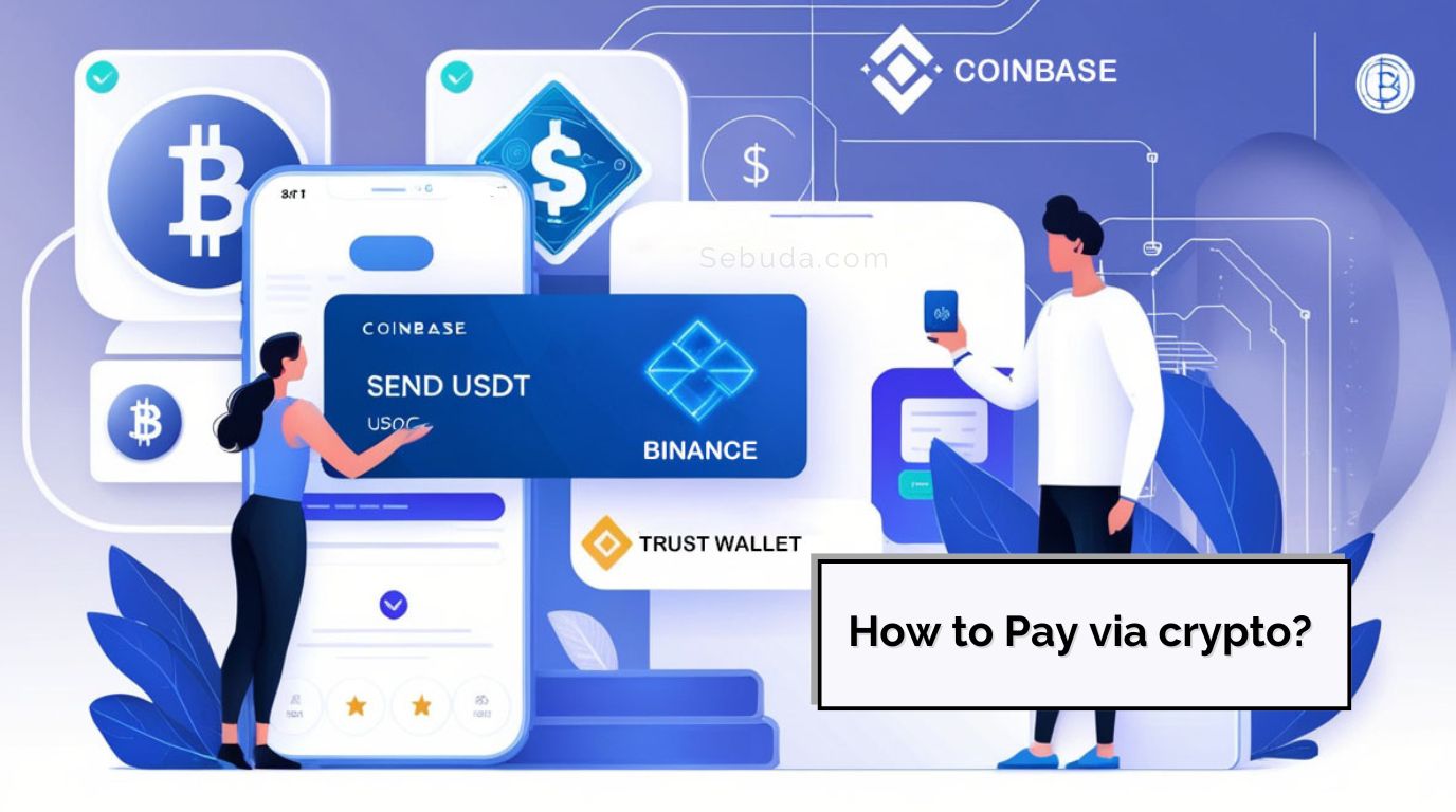 How to pay on SeBuda using crypto or bank transfer? - Sebuda Blog
