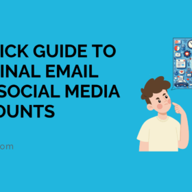 A quick guide to original email for social media accounts