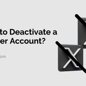 How to deactivate a Twitter account?