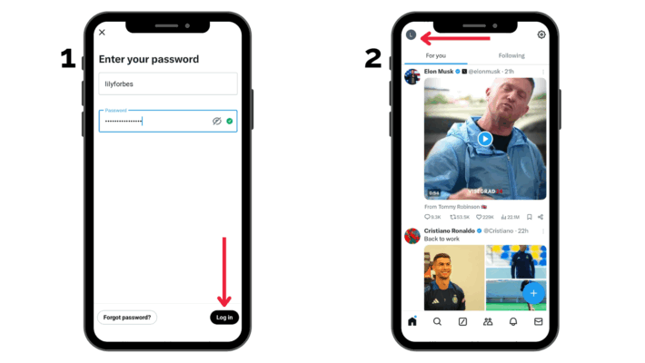 Open your X app