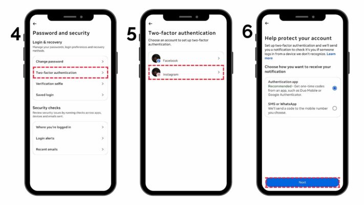 2.Enable Instagram 2FA