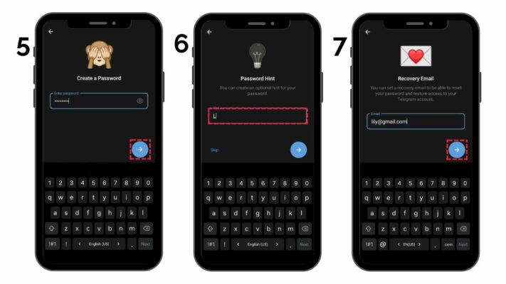 3.Enable Telegram two-step verification